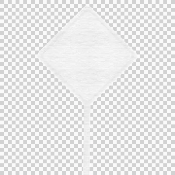 Empty road sign over white background Ilustração Stock