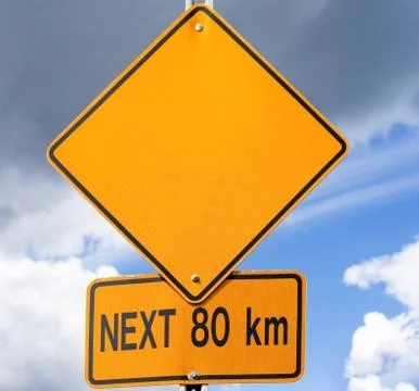 Empty road sign for your message Stock Illustration