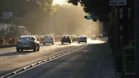 Empty Road, Sunset Stock Footage 165320689