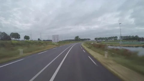 Empty road turns-clip Stock Footage 83478730