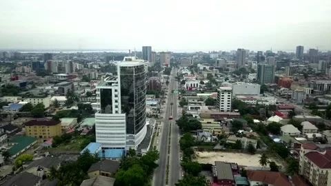 Empty Road V.I Drone Stock Footage 131051552