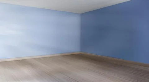 Empty room corner with sunlight Ilustración de archivo