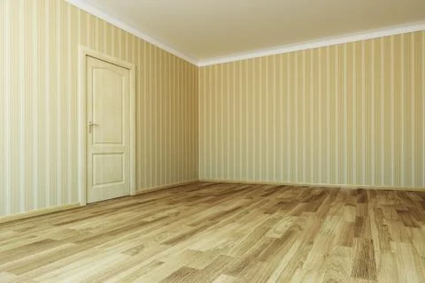 Empty room with door Stock Illustration