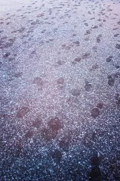 Empty room with dramatic floor interior background Stock Photos