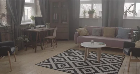 Empty room Stock Footage 154337297