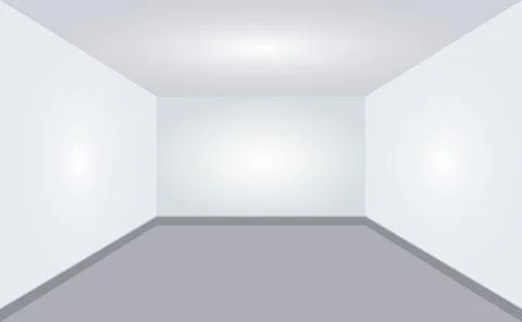 Empty room home interior inside design Stock Illustration