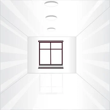 Empty room Stock Illustration