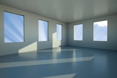 Empty room Stock Illustration