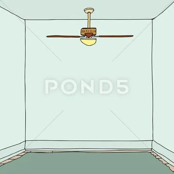 Empty room Stock Illustration