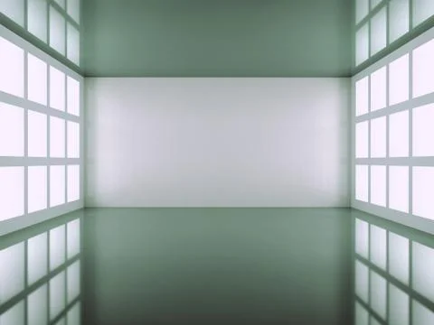 Empty room Stock Illustration