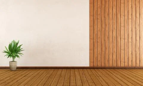 Empty room Stock Illustration