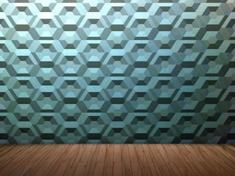 Empty Room Stock Illustration