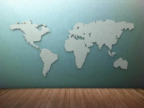 Empty Room Stock Illustration