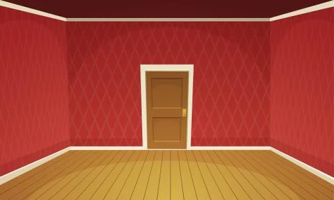 Empty Room Stock Illustration