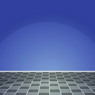 Empty Room Stock Illustration