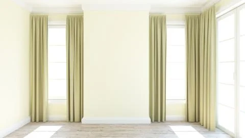 Empty Room Stock Illustration