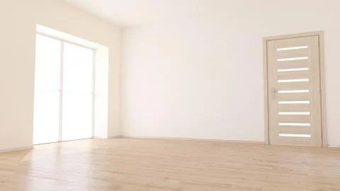 Empty Room Stock Illustration