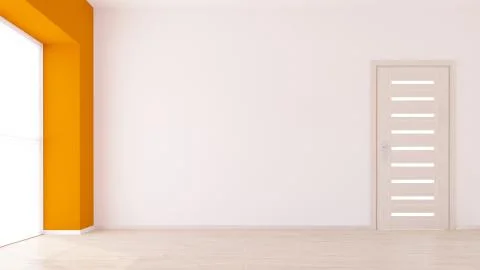 Empty Room Stock Illustration