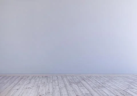 Empty room with light grey wall background mockup design, 3d rendering Stock Illustration