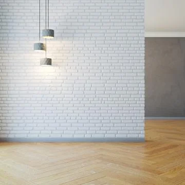 Empty room with light Stock-Illustration