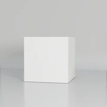 Empty room with a pedestal for presentation 스톡 일러스트