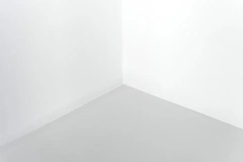 Empty room with perspective and corner or angle Foto stock