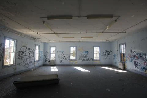 Empty room Stockfoto's