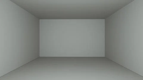 Empty room space 3D rendering Stock Illustration