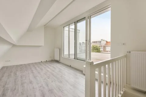 An empty room in the upper Stock Photos