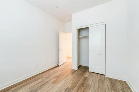 Empty room wall mock Stock Photos