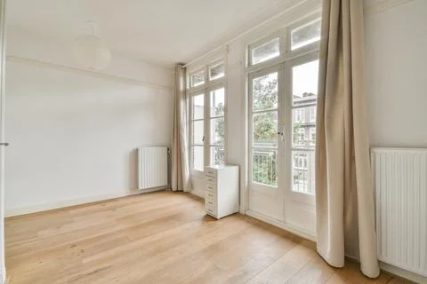 Empty room with window Stock Photos
