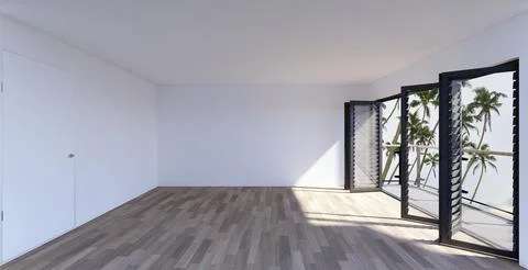 Empty rooms 1 Stock Illustration