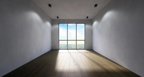 Empty rooms13 Stock Illustration