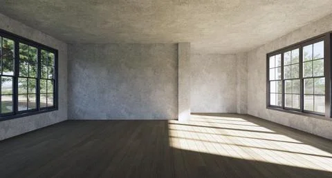 Empty rooms17 Stock Illustration