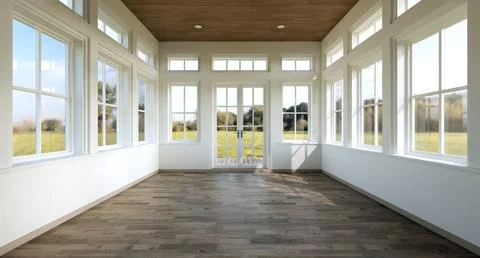 Empty rooms2 Stock Illustration