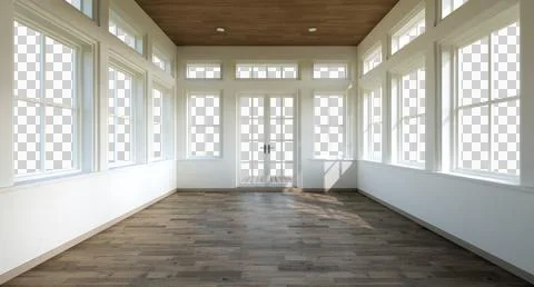 Empty rooms2 Stock Illustration