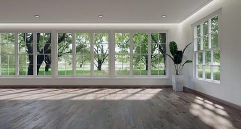 Empty rooms5 Stock Illustration