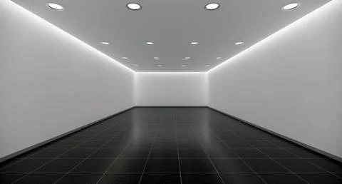 Empty rooms9 Stock Illustration