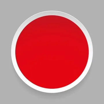 Empty round sticker vector Stock Illustration