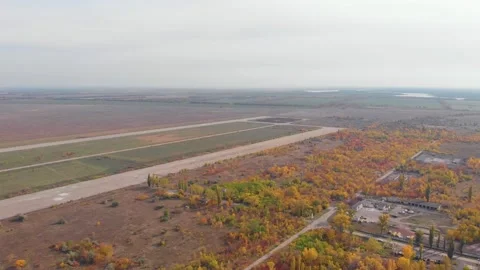 The Empty Runway Stock Footage 163456383