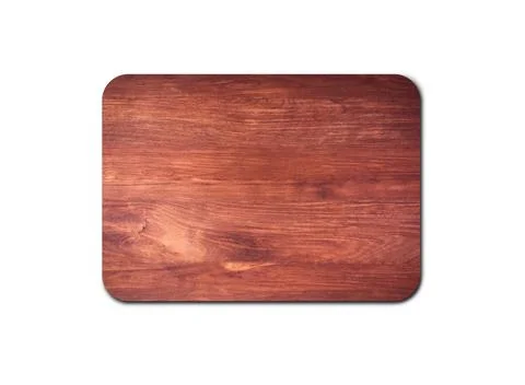 Empty rustic wood board texture isolated on white background with copy space  Stock-Fotos