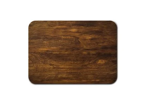 Empty rustic wood board texture isolated on white background with copy space  Stock-Fotos