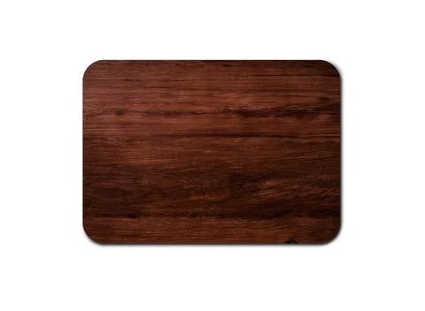 Empty rustic wood board texture isolated on white background with copy space  Stock-Fotos