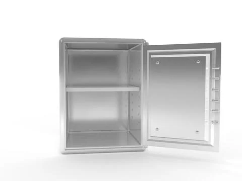 Empty safe Stock Illustration