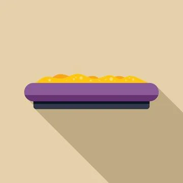 Empty sandbox is waiting for children to play in the playground Stock Illustration