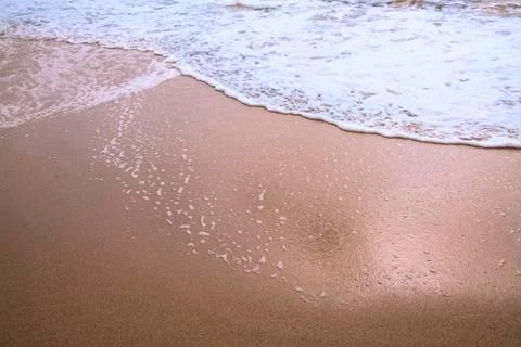 Empty Sandy Beach Stock Photos