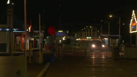 Empty Santa Monica Pier Covid 19 Stock Footage 136716511