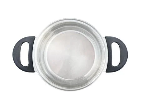 Empty saucepan isolated Фото