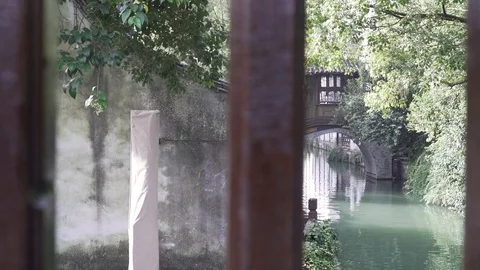 Empty scene of Chinese ancient town 스톡 동영상 126398536