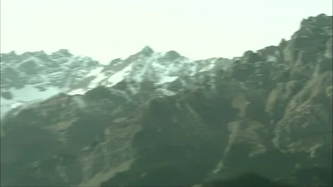Empty scene of no man's land in the valley Stock Footage 252481977